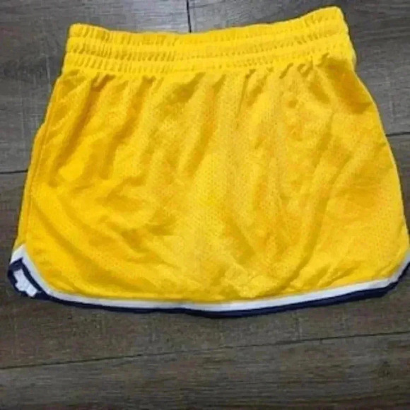 NBA‎ Los Angeles Lakers basketball Girl’s Skort Yellow Skirt Size Medium - Picture 5 of 7